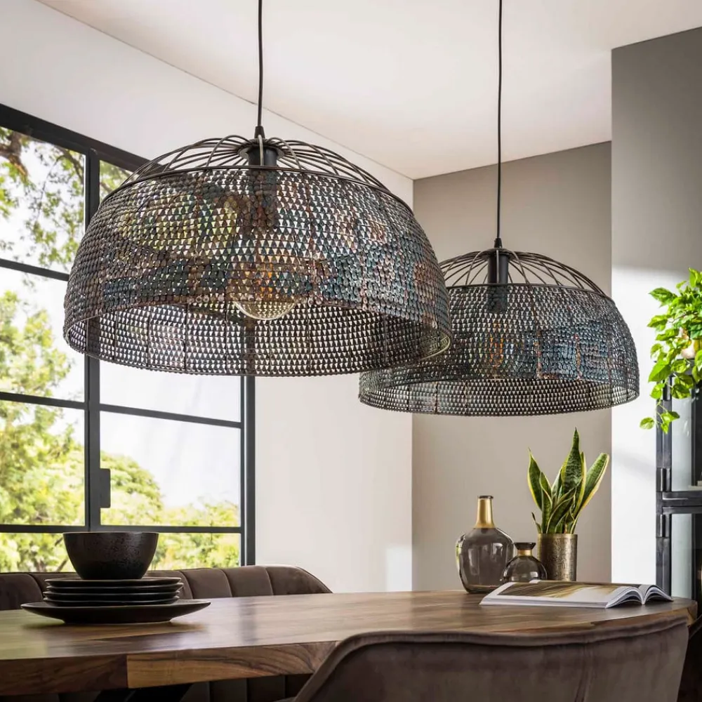 Setengah hængelampe 2 lyskilder, skærme som svampe^Zijlstra Outlet