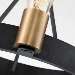 Silas lysekrone, sort, 3 lyskilder, Ø 42,2cm^Quintiesse