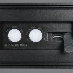 Reality Leuchten Silves solcellelampe til vægmontering, sort, sensor, IP44