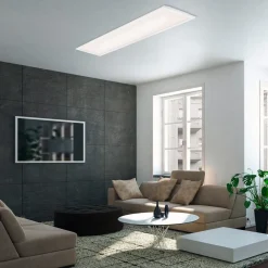 Briloner Simple LED-panel, hvidt, ultrafladt, 100 x 25 cm