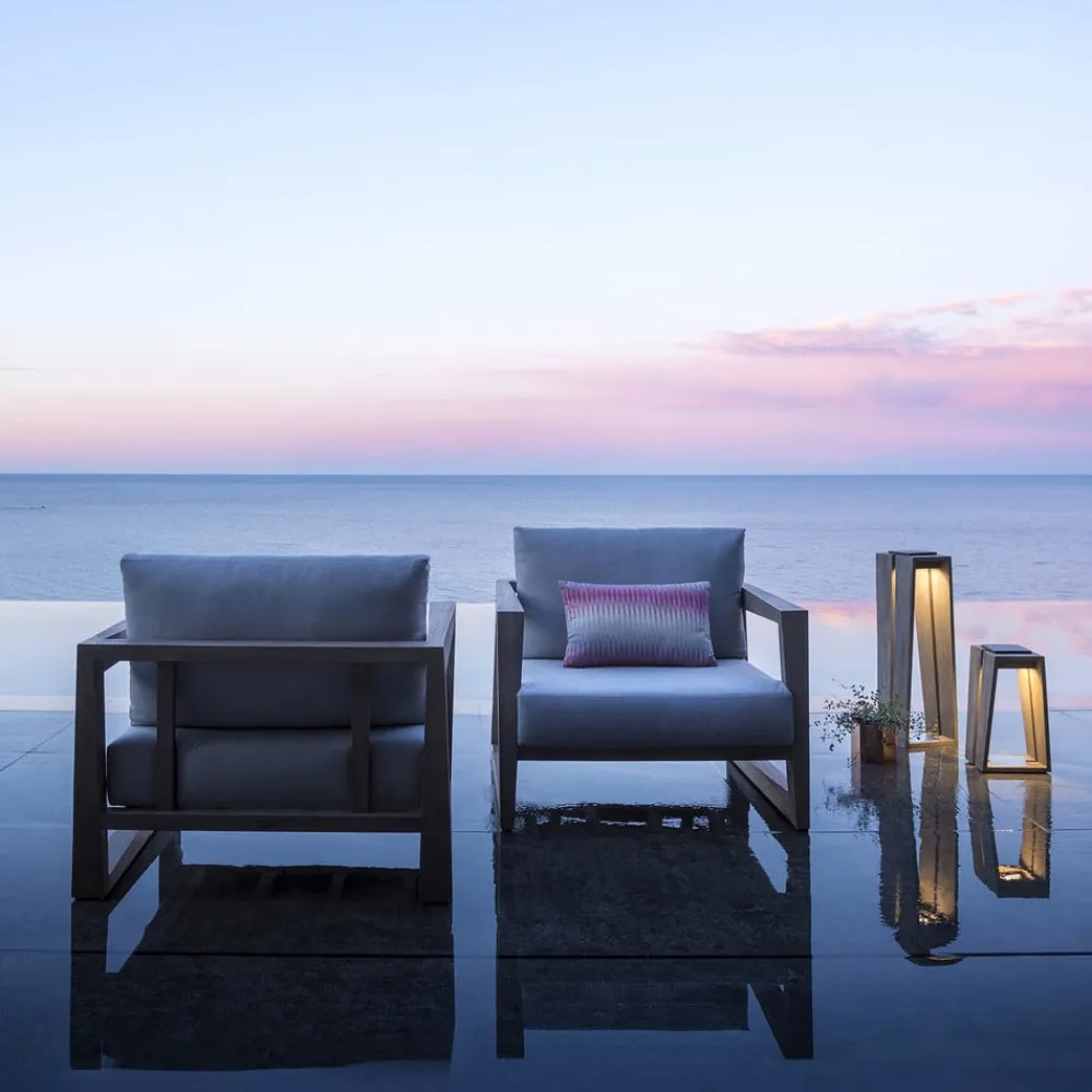 Skaal LED solcelle-lanterne med sensor, 65 cm^Les Jardins Outlet