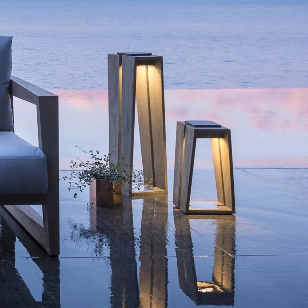 Skaal LED solcelle-lanterne med sensor, 65 cm^Les Jardins Outlet