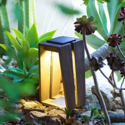 Les Jardins Skaal LED solcelle-lanterne med sensor, 39 cm