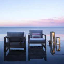 Les Jardins Skaal LED solcelle-lanterne med sensor, 39 cm