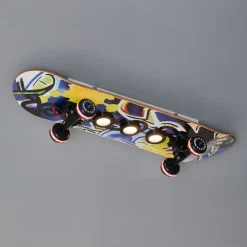 Børn Evotec Loftlamper|Loftlamper>Skateboard Easy Cruiser Graffiti LED-loftlampe