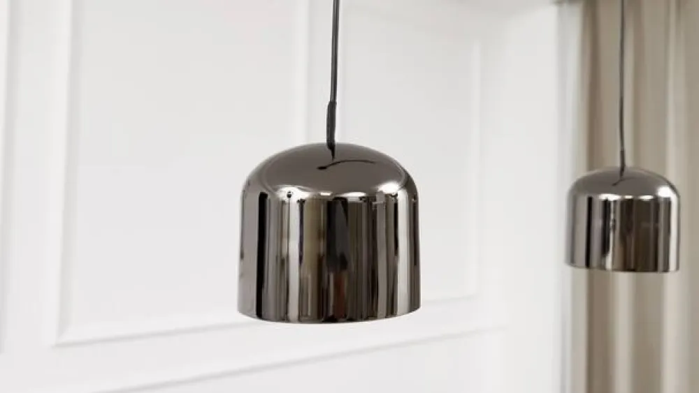 Lindby Skinne system 48V Lumaro, pendel, cylinder, 3 lyskilder, sort