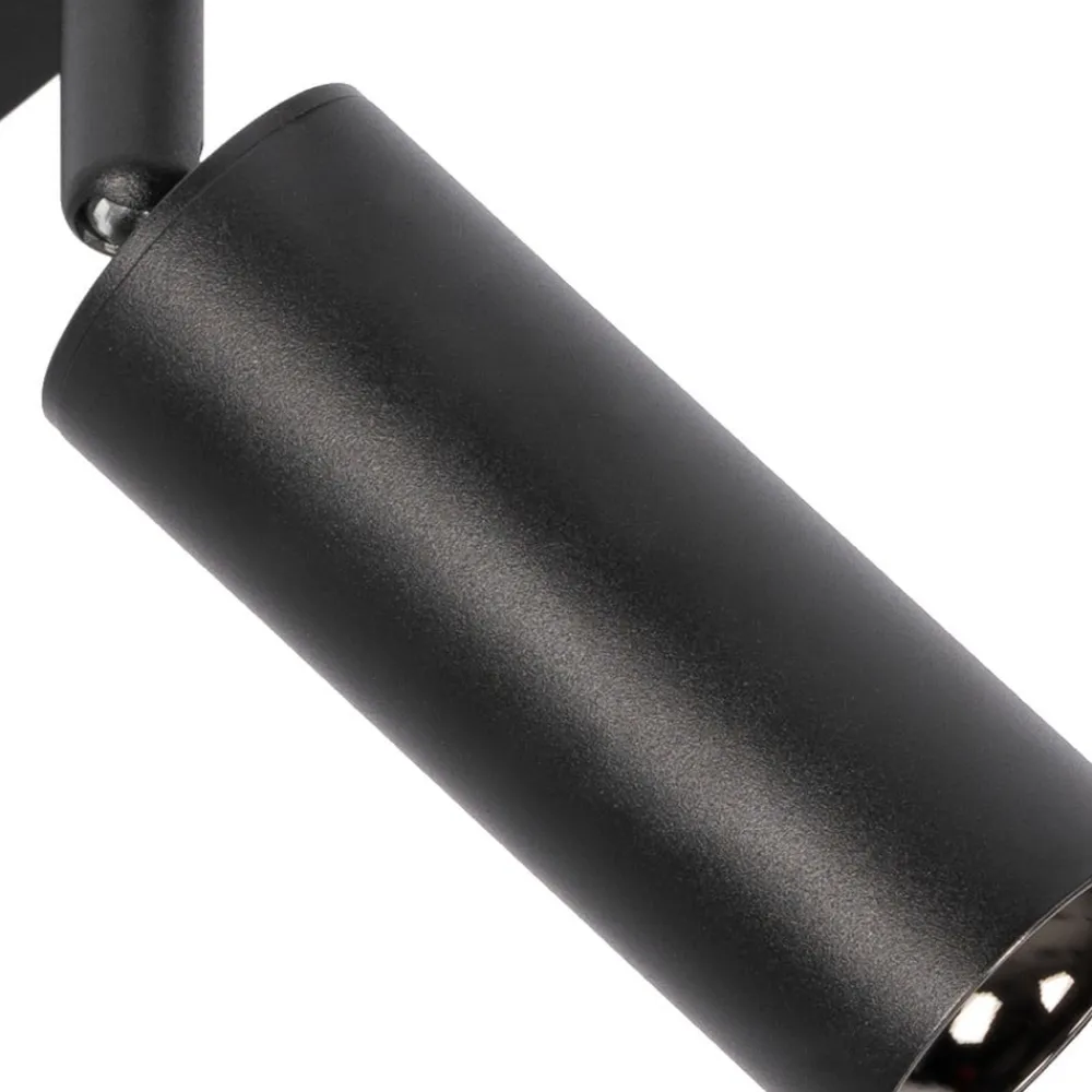 Lindby Skinnesystem>Skinne system 48V Lumaro, spots, 9 lyskilder, sort, 13,1 cm, dæmpbar