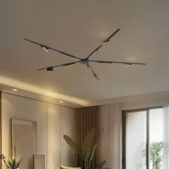 Lindby Arbejdsrum/Kontor|Skinnesystem>Skinnesystem 48V Lumaro, 10 LED-lister, sort, CCT