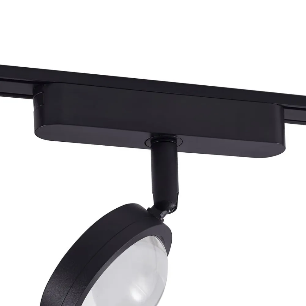 Skinnesystem 48V Lumaro, spots, 3 lyskilder, sort, Ø 7,3 cm^Lindby Sale