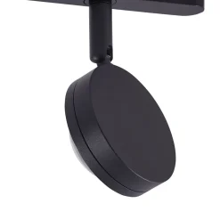 Skinnesystem 48V Lumaro, spots, 3 lyskilder, sort, Ø 7,3 cm^Lindby Sale