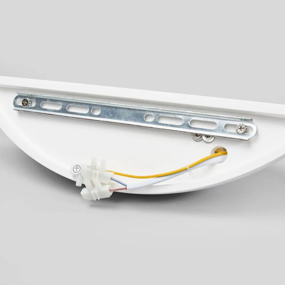 Lindby Gang|Pendellamper>Skålformet gips væglampe Guilia