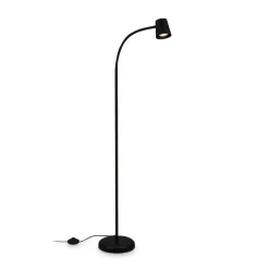 Briloner Skriva gulvlampe, justerbar, GU10, sort