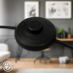 Briloner Skriva gulvlampe, justerbar, GU10, sort