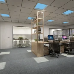 Hera Indbygningsspots>Sky Window LED-panel 60x60cm med monteringsramme