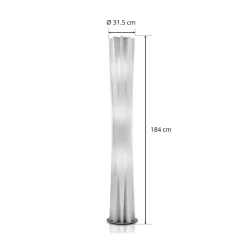 Bach gulvlampe, højde 184 cm, hvid^Slamp Outlet