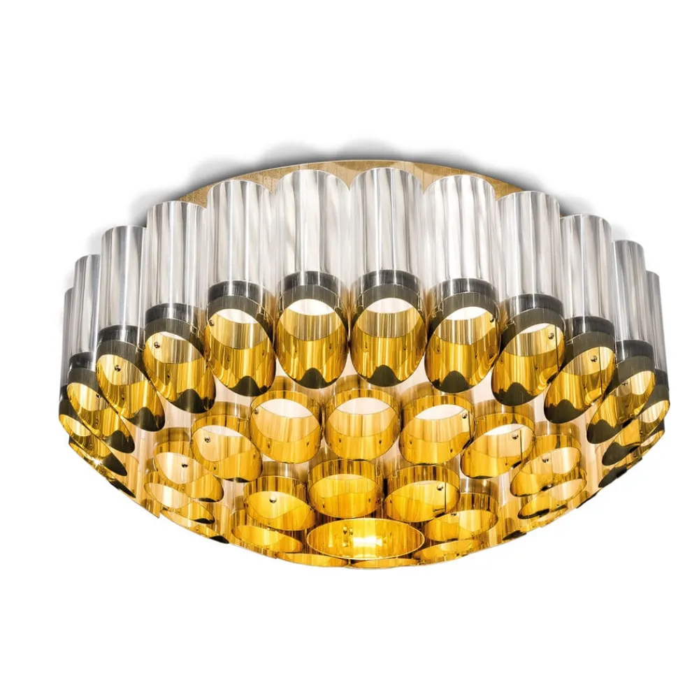 Slamp Loftlamper>Odeon Ceiling Loftlampe, guld, Ø 65 cm