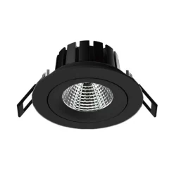 The Light Group SLC DL04 LED-indbygningslampe sort 2.700 K