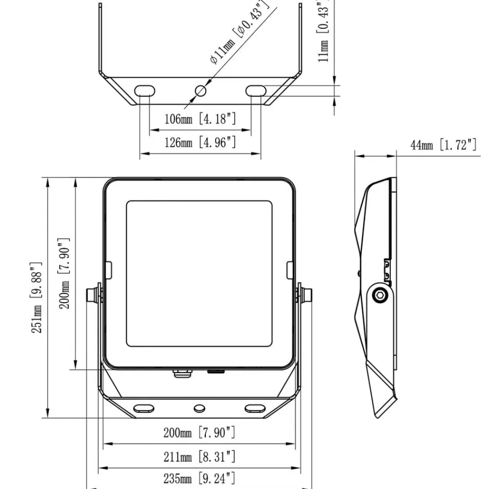 SLC Lite LED-projektør 4.000 K, 50 W^The Light Group Outlet