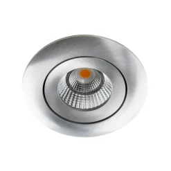 The Light Group SLC One 360° LED-indbygningslampe dæmp-til-varm aluminium
