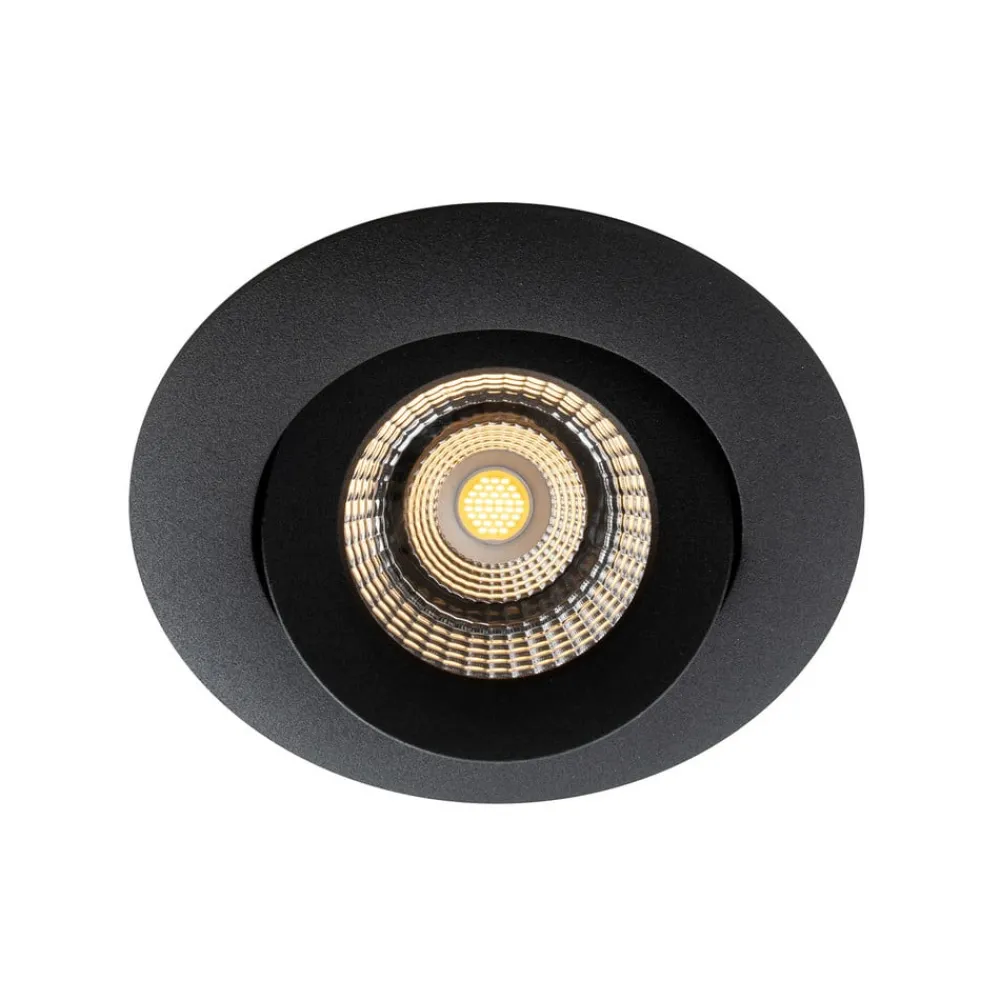 SLC One 360° LED-indbygningslampe dæmp-til-varm sort^The Light Group Online