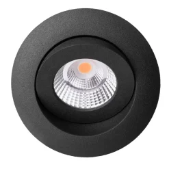 SLC One 360° LED-indbygningslampe dæmp-til-varm sort^The Light Group Online