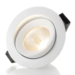 The Light Group SLC One 360° LED-indbygningslampe hvid 2.700K
