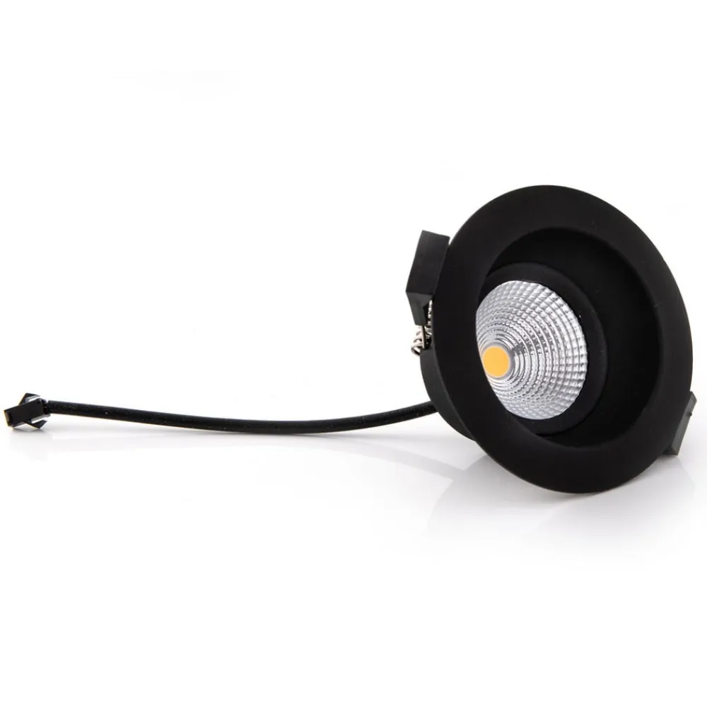 SLC One Soft LED indbygningsspot sort 2.700K^The Light Group Discount
