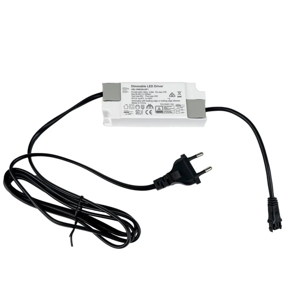 The Light Group Driver Konstant Strøm>SLC Shift LED-driver, kan dæmpes 350mA maks. 17 W