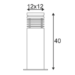 SLV Arrock Sand - Sandstenssokkel lys, granit