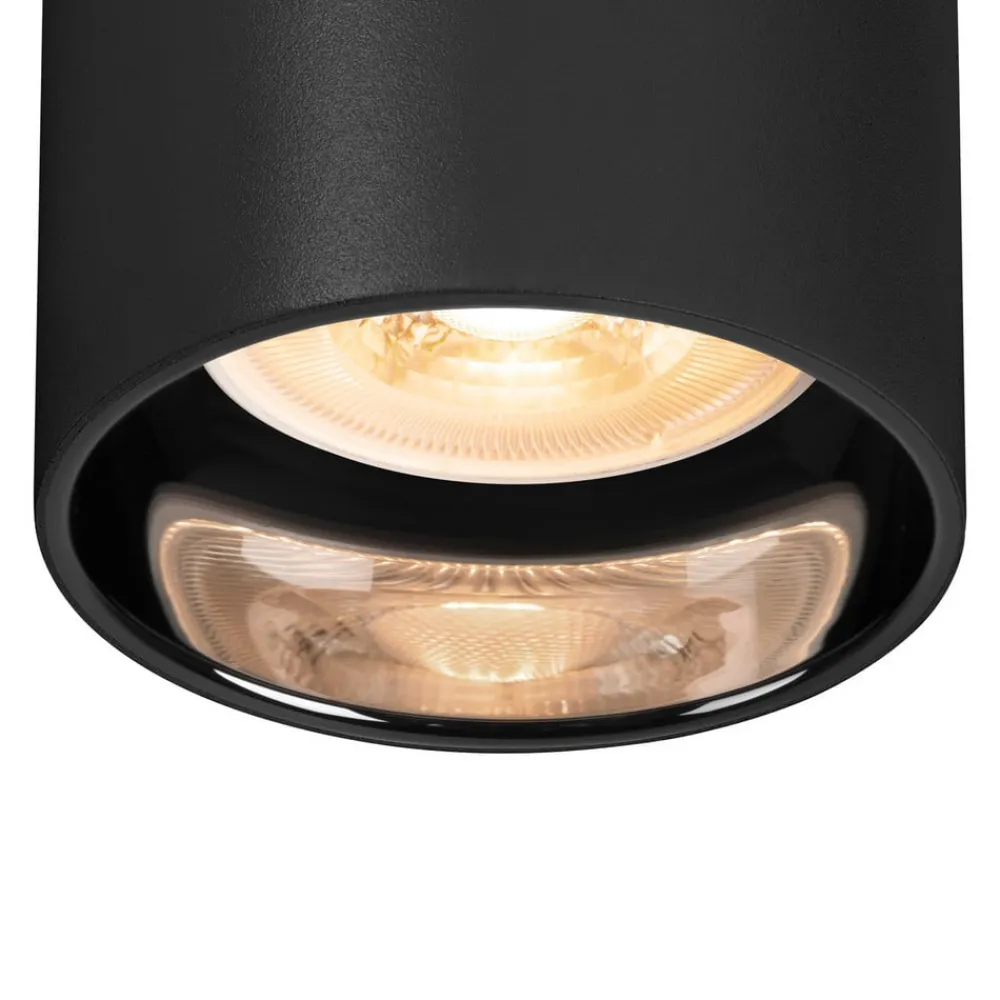 SLV Arbejdsrum/Kontor|Skinnesystem>Asto Tube GU10-spot til 1-fase skinne, sort