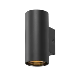 Asto Tube væglampe, GU10, down, sort^SLV New