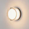 SLV Cyft LED-væglampe, sort, aluminium, Ø 13,2 cm, CCT