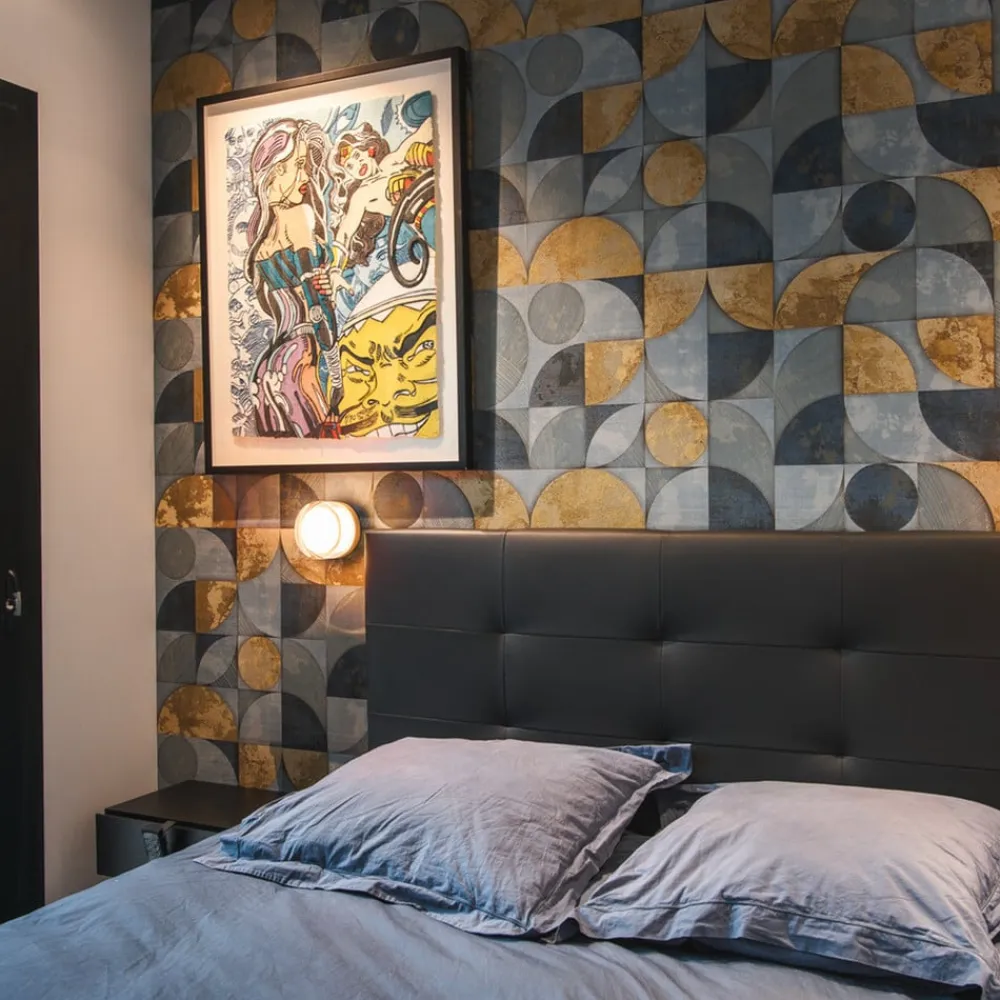 SLV Cyft LED-væglampe, sort, aluminium, Ø 13,2 cm, CCT