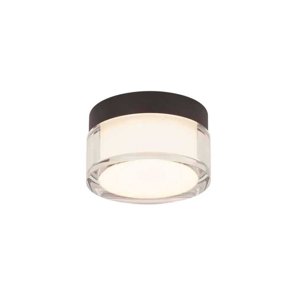 SLV Cyft LED-væglampe, sort, aluminium, Ø 13,2 cm, CCT