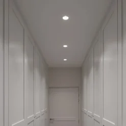 SLV Indbygningsspots>Horn indbygningslampe, QPAR51, hvid, aluminium, Ø 10,5 cm