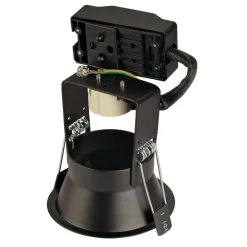 SLV Horn indbygningsspot GU10, mat sort