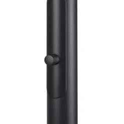 LED-gulvlampe One Bow FL, sort, stål, højde 232 cm^SLV Outlet