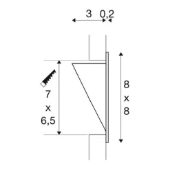 LED-indbygningslampe Downunder Pur 80 LED hvid^SLV Sale