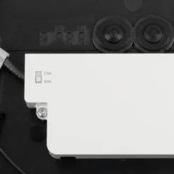 LED-loftlampe Decona, Ø 30 cm, sort/guldfarvet^SLV