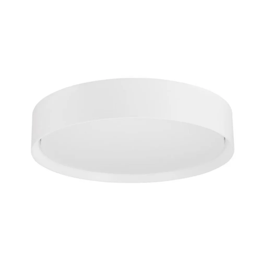 SLV LED-loftlampe Decona, Ø 30 cm, hvid, metal, CCT