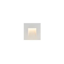 SLV LED-vægindbygningslampe Mobala, hvid, aluminium, 3.000 K