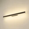 SLV LED-væglampe til badeværelset One Linear, 70 cm, sort, CCT