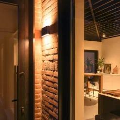 SLV Væglamper>Oval udendørs væglampe op/ned CCT 17,5 cm sort