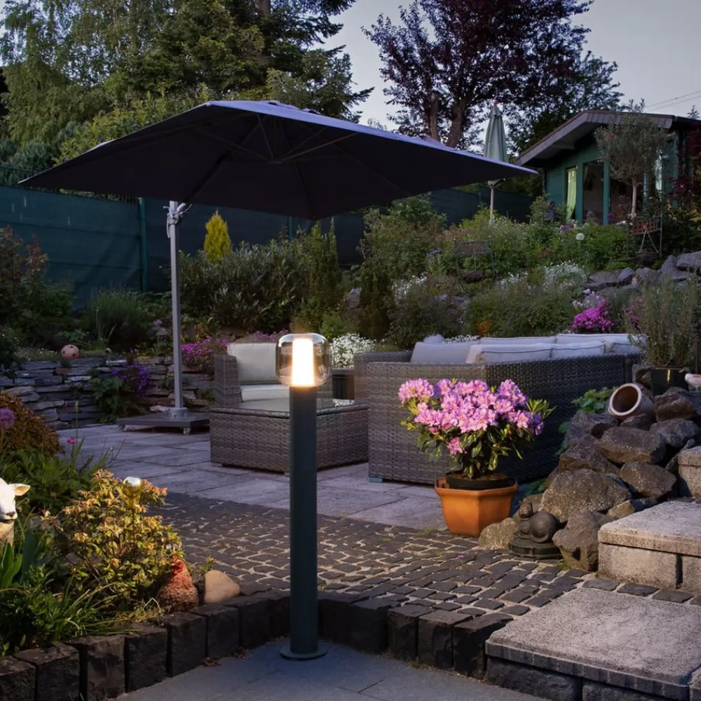 SLV Gadebelysning>Ovalisk LED stibelysning CCT, højde 100 cm