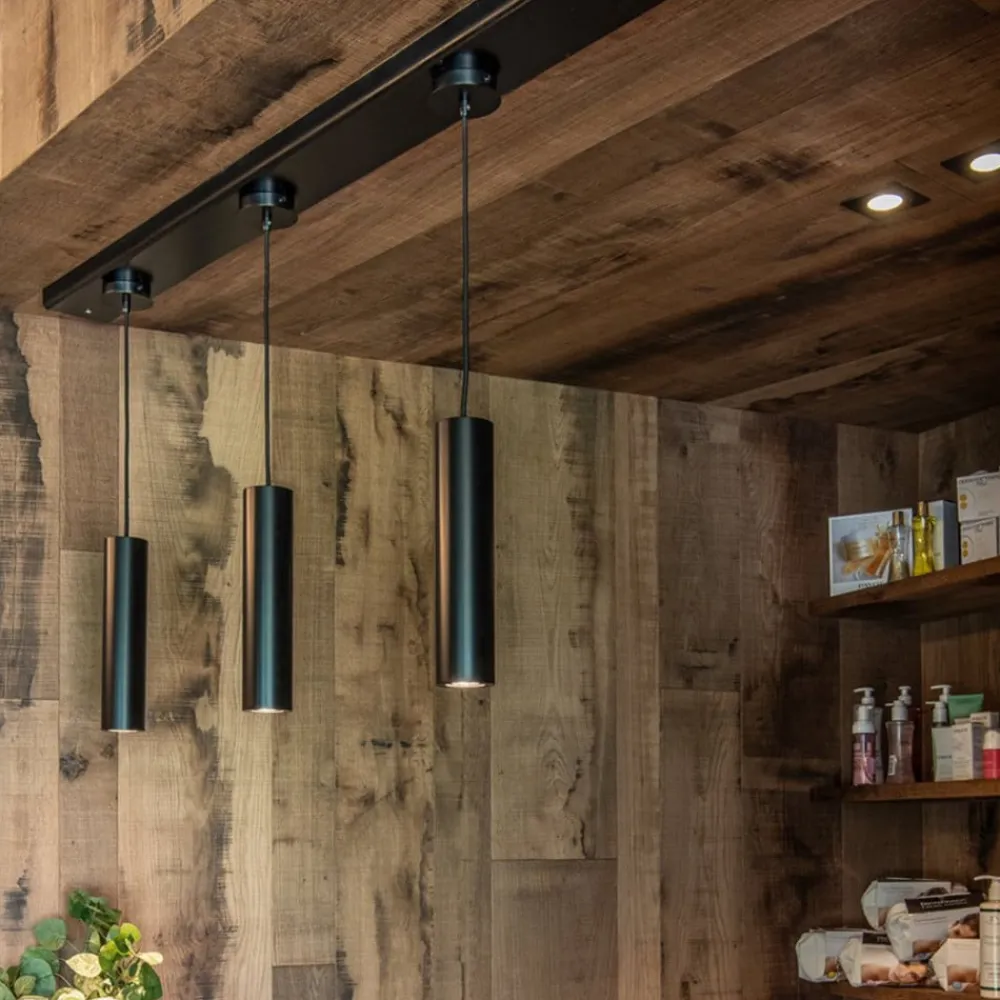 Patta-I LED-indbygningslampe kantet, mat sort^SLV Discount