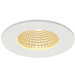 SLV Patta-I LED-indbygningslampe, rund, mat hvid