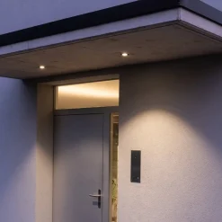 SLV Indbygningsspots>Patta-I LED-indbygningslampe, rund, mat sort