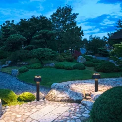 SLV Gadebelysning>Photoni 75, sort, aluminium, højde 75 cm