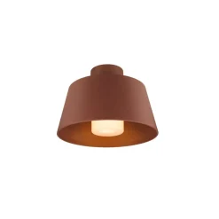 SLV Photoni loftlampe, rustfarvet, aluminium, Ø 25 cm