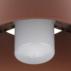 SLV Photoni loftlampe, rustfarvet, aluminium, Ø 25 cm